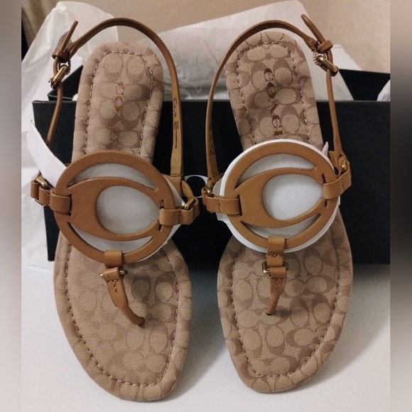 Coach Shoes - Coach Sandels Size 7 New In The Box